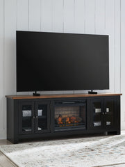Wildenauer - 76" TV Stand With Electric Fireplace - R&R Furniture Gallery (Fountain Valley, CA)