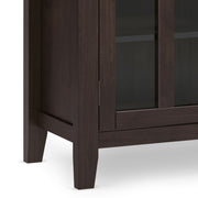 Artisan - Tall TV Media Stand - Dark Chestnut Brown - R&R Furniture Gallery (Fountain Valley, CA)