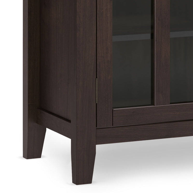 Artisan - Tall TV Media Stand - Dark Chestnut Brown - R&R Furniture Gallery (Fountain Valley, CA)