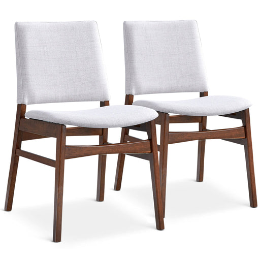 Gusto - Dining Chair (Set of 2) - Brown / Light Gray - R&R Furniture Gallery (Fountain Valley, CA)