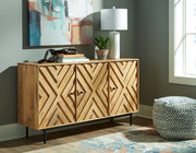Cadewick - Accent Cabinet - Natural - R&R Furniture Gallery (Fountain Valley, CA)