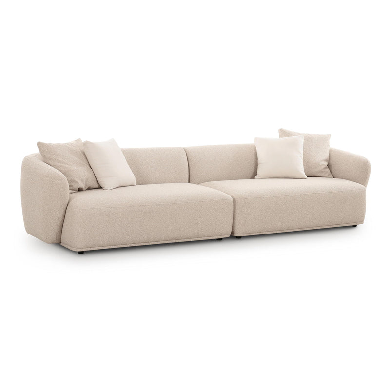 Sylvie - 4-Seater Sofa - Cream - R&R Furniture Gallery (Fountain Valley, CA)