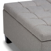 Harrison - Upholstered Coffee Table Storage Ottoman - R&R Furniture Gallery (Fountain Valley, CA)