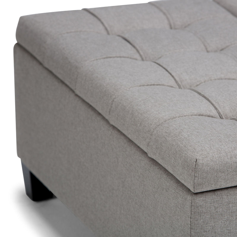 Harrison - Upholstered Coffee Table Storage Ottoman - R&R Furniture Gallery (Fountain Valley, CA)
