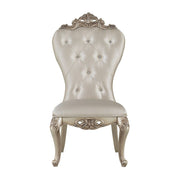 Gorsedd - Side Chair (Set of 2) - Cream Fabric & Golden Ivory - R&R Furniture Gallery (Fountain Valley, CA)