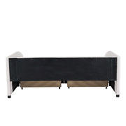 Upholstered Daybed With Ergonomic Design Backrest - R&R Furniture Gallery (Fountain Valley, CA)
