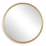 34" Round Mirror - Gold Leaf