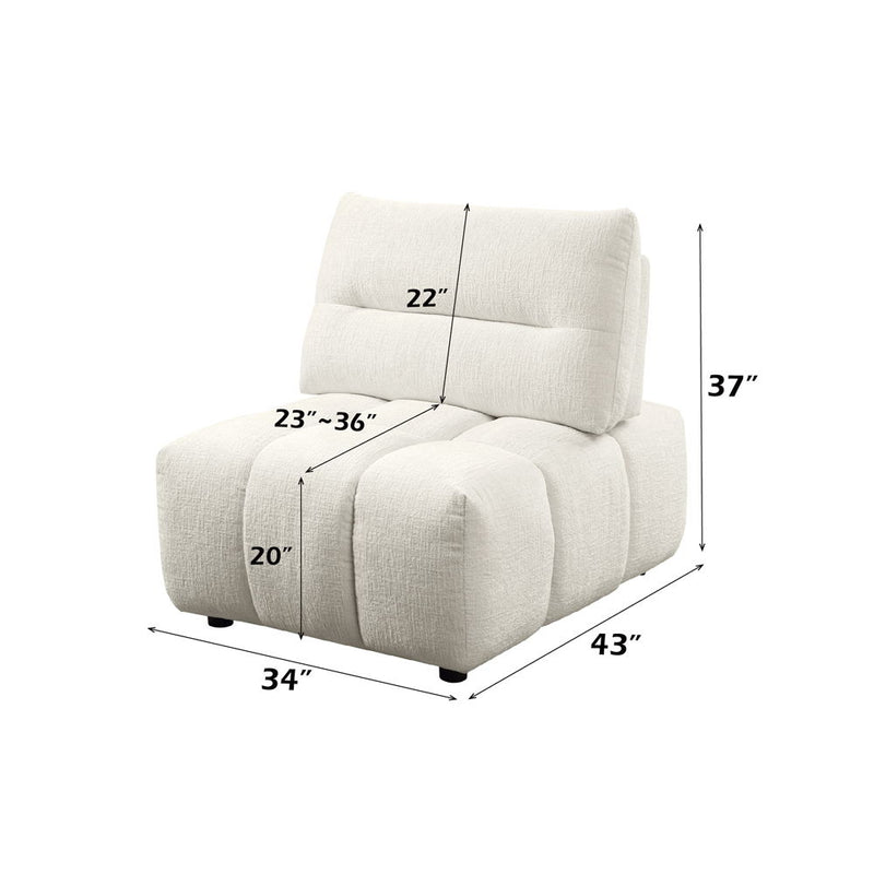 Loanna - Modular Armless Chair - R&R Furniture Gallery (Fountain Valley, CA)