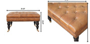 Buffalo - Ottoman With Castor Legs - R&R Furniture Gallery (Fountain Valley, CA)