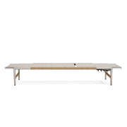 Hargrove - Outdoor Patio Aluminun Chaise Lounge, Outdoor Mesh Seat - Natural / Silver - R&R Furniture Gallery (Fountain Valley, CA)