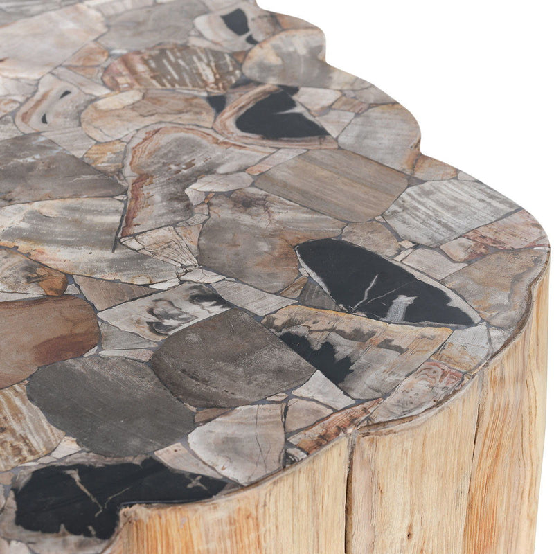 Norwest - Petrified Wood Coffee Table - Natural - R&R Furniture Gallery (Fountain Valley, CA)