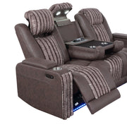 Duran - Power Reclining Sofa With Power Headrest - R&R Furniture Gallery (Fountain Valley, CA)