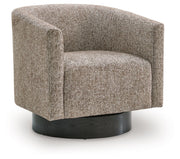 Jorryn - Swivel Accent Chair - Brown - R&R Furniture Gallery (Fountain Valley, CA)