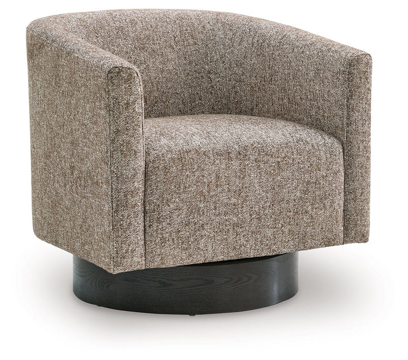 Jorryn - Swivel Accent Chair - Brown - R&R Furniture Gallery (Fountain Valley, CA)