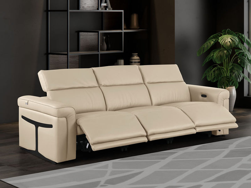 1126 - 3-Piece Modular Power Reclining Sofa In With 3 Power Recliners & Power Headrests
