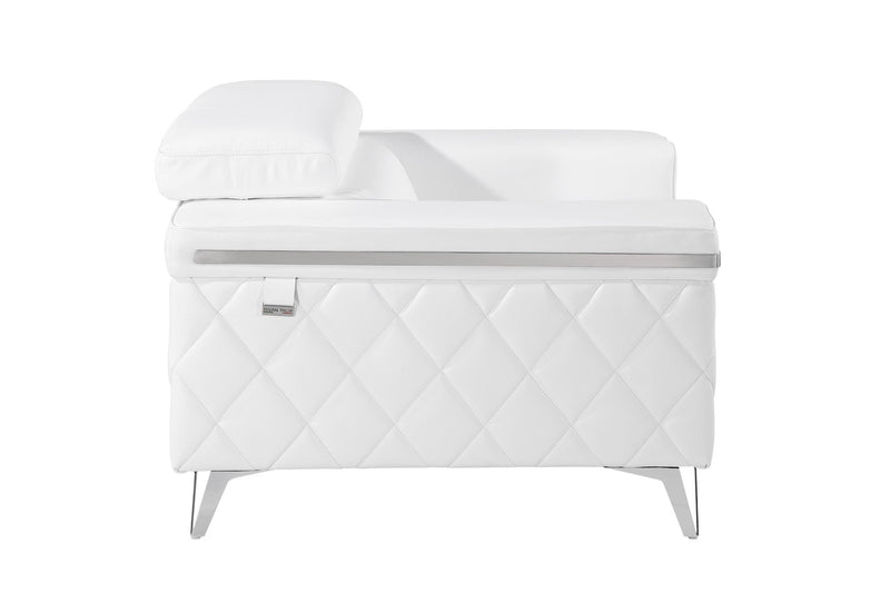 1140 - Top Grain Italian Leather Living Room Set - Black - R&R Furniture Gallery (Fountain Valley, CA)