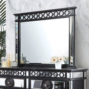 Varian II - Mirror - Mirrored, Black & Sliver - R&R Furniture Gallery (Fountain Valley, CA)
