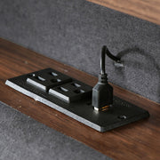 Artistry At Home upholstered platform storage bed with hydraulic lift, LED lighting, and USB charging ports, without mattress.