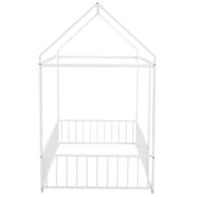 Metal Bed House Bed Frame With Fence - R&R Furniture Gallery (Fountain Valley, CA)