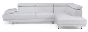 Comfort sectional from Glory Furniture, Riveredge stationary sectional sofa with plush cushions and modern design.