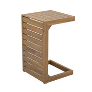 Aluminum Outdoor C - Shaped Side Table For Patio - R&R Furniture Gallery (Fountain Valley, CA)