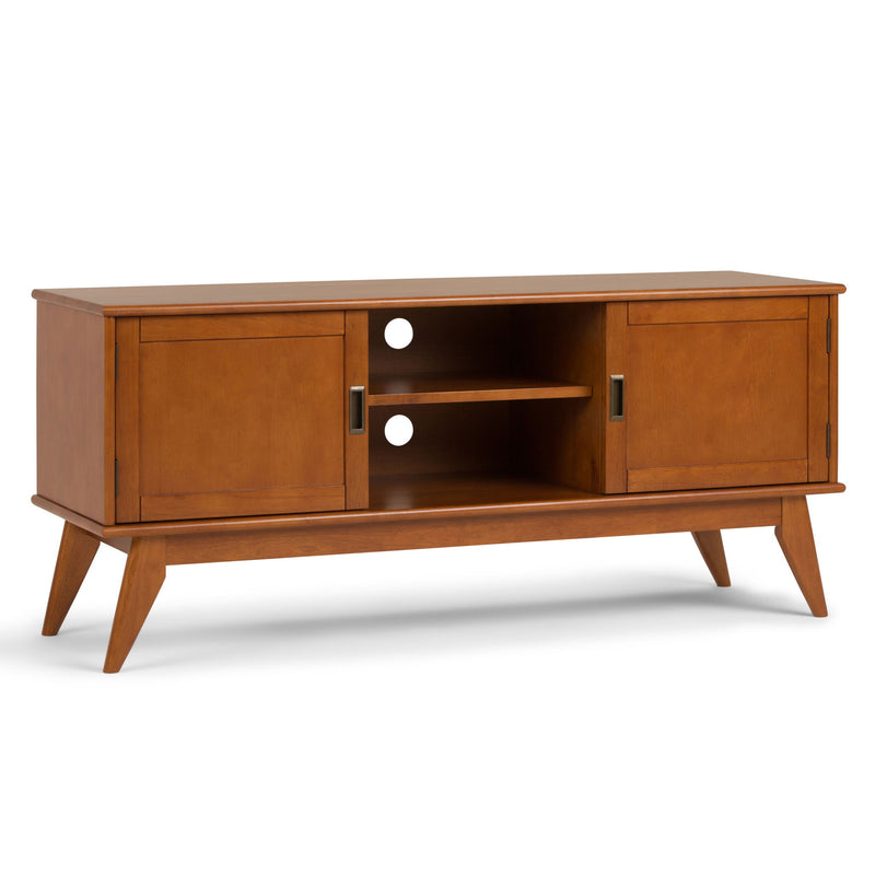 Draper - Handcrafted Mid Century Low TV Media Stand - R&R Furniture Gallery (Fountain Valley, CA)