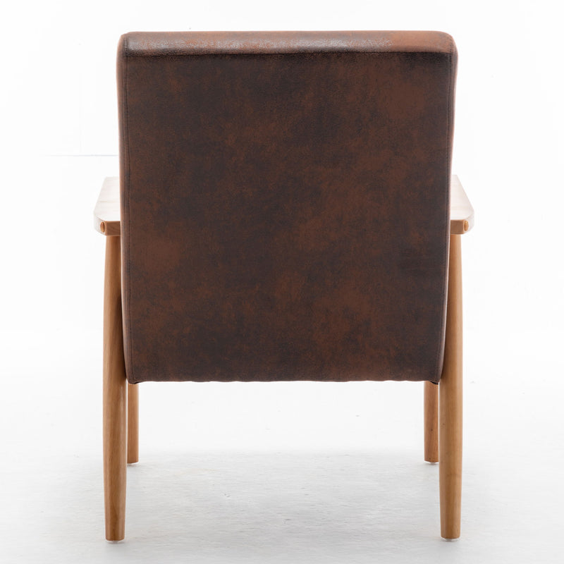 Wide Arm Chair - Brown - R&R Furniture Gallery (Fountain Valley, CA)