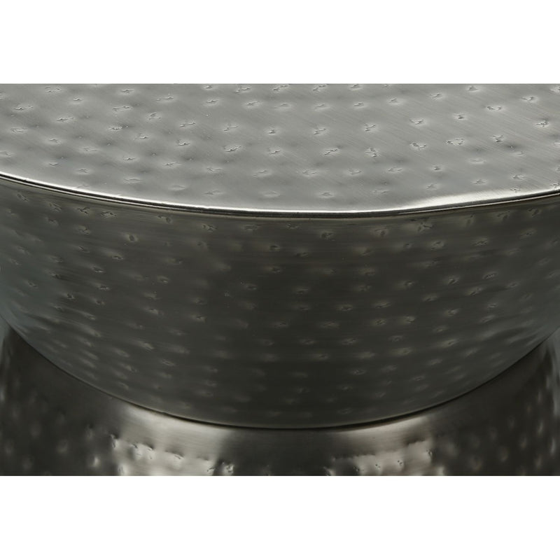 Drum Accent Side Table, Contemporary & Modern Elegant Design - R&R Furniture Gallery (Fountain Valley, CA)