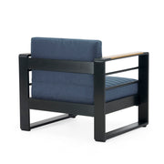 Giovanna - Club Chair Set With Aluminum Frame - R&R Furniture Gallery (Fountain Valley, CA)