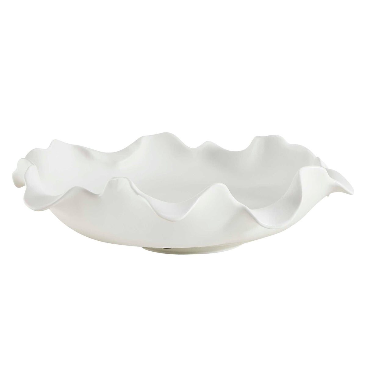 Wave Crest - Outdoor Bowl - White