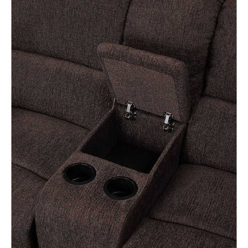 Madden - Motion Sofa - Brown Chenille - R&R Furniture Gallery (Fountain Valley, CA)