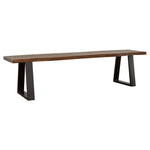 Wobegon - Rectangular Dining Bench - Gray