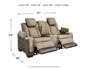 Next-Gen Durapella - Power Reclining Loveseat - R&R Furniture Gallery (Fountain Valley, CA)