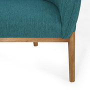Mid Century Modern Loveseat With Channel Stitched Backrest - R&R Furniture Gallery (Fountain Valley, CA)