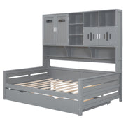 Daybed With All-In-One Cabinet And Shelf - R&R Furniture Gallery (Fountain Valley, CA)