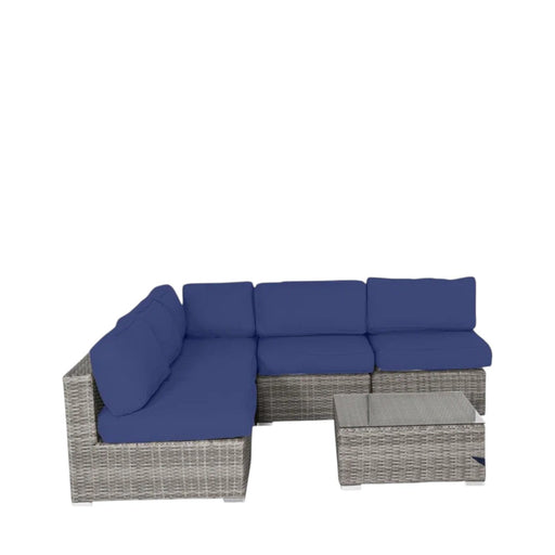 Seating Set With Cushions Handcrafted Wicker Design - R&R Furniture Gallery (Fountain Valley, CA)