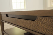 Roanhowe - Rectangular Cocktail Table - Brown - R&R Furniture Gallery (Fountain Valley, CA)