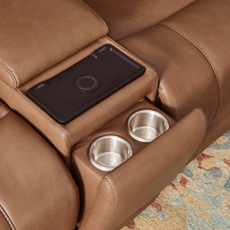 Hancock - Zero Gravity Power Reclining Sectional With Power Adjustable Headrests - R&R Furniture Gallery (Fountain Valley, CA)