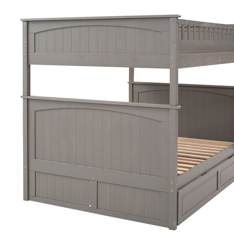 Bunk Bed With Twin Size Trundle, Guardrails - R&R Furniture Gallery (Fountain Valley, CA)