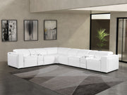 1224 - 8-Piece L-Shaped Sectional Sofa In With 3 Power Recliners & Power Headrests - R&R Furniture Gallery (Fountain Valley, CA)