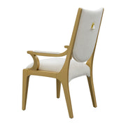 Scotts Square - Dining Arm Chair - Light Champagne - R&R Furniture Gallery (Fountain Valley, CA)