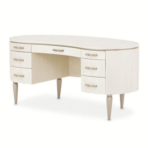 London Place - Desk - Creamy Pearl - R&R Furniture Gallery (Fountain Valley, CA)