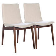 Ravel - Dining Chair (Set of 2) - Beige - R&R Furniture Gallery (Fountain Valley, CA)
