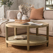 Devin - Solid Wood Round Table - R&R Furniture Gallery (Fountain Valley, CA)