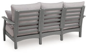 Cove Beach - Sofa With Cushion - Gray - R&R Furniture Gallery (Fountain Valley, CA)