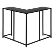 Corner Accent Console Table For Entryway, Contemporary & Modern - Black - R&R Furniture Gallery (Fountain Valley, CA)