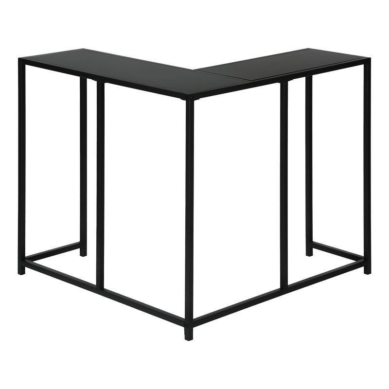 Corner Accent Console Table For Entryway, Contemporary & Modern - Black - R&R Furniture Gallery (Fountain Valley, CA)