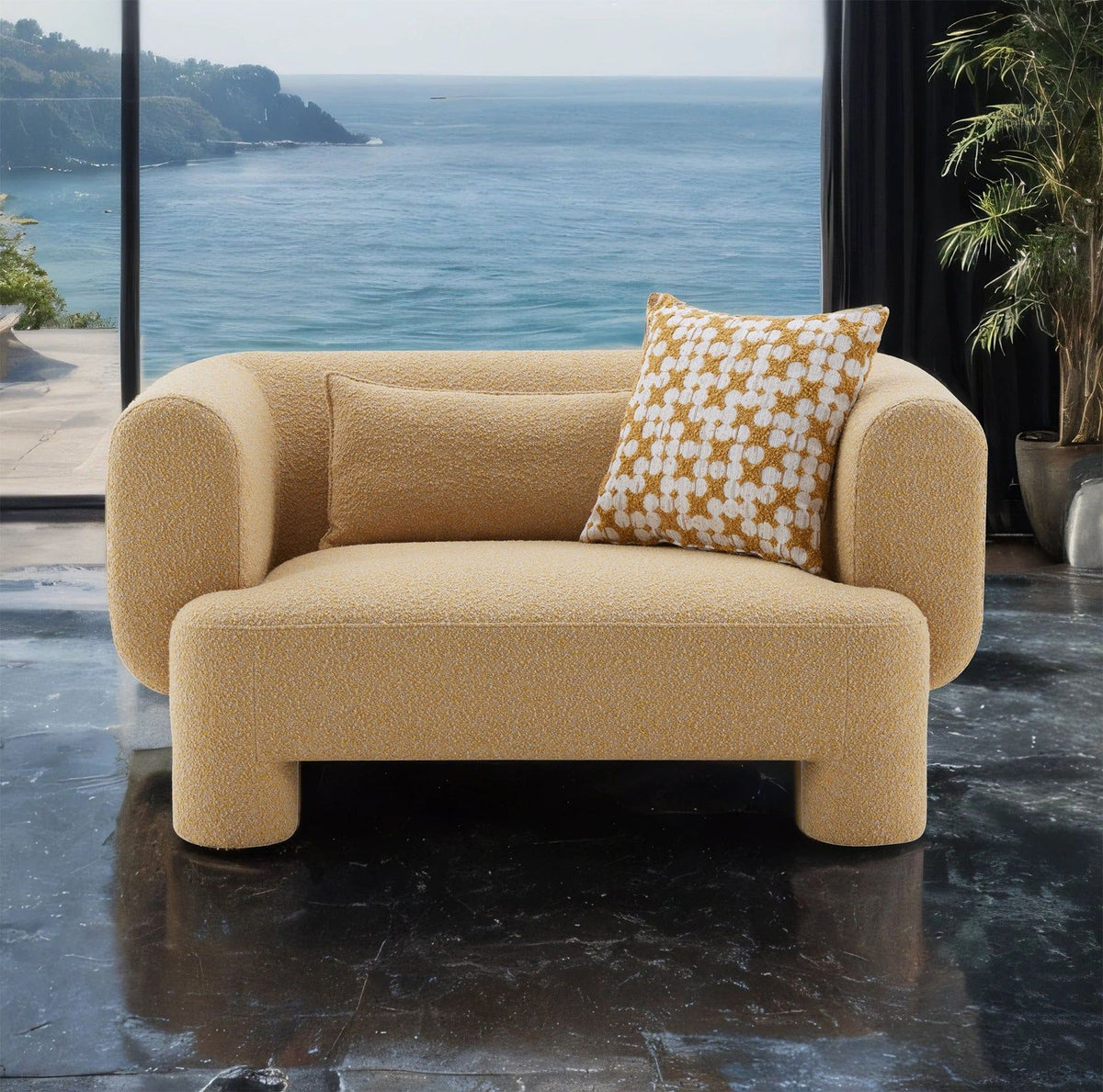 Oversized Chair - FM63011YL-CH