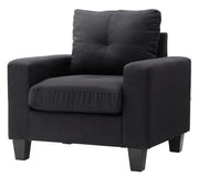 Glory Furniture accent club chair for relaxation with plush upholstery and stylish design, perfect for cozy living spaces.