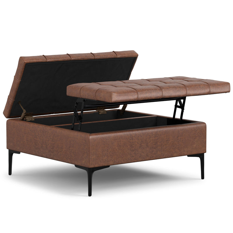Laura - Lift Top Storage Ottoman - R&R Furniture Gallery (Fountain Valley, CA)